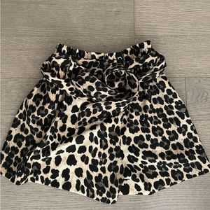 Cheetah high waisted shorts. Lightweight. Paper bag style. Great condition.